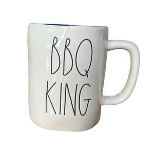 Rae Dunn “BBQ KING” Coffee Mug NWOT